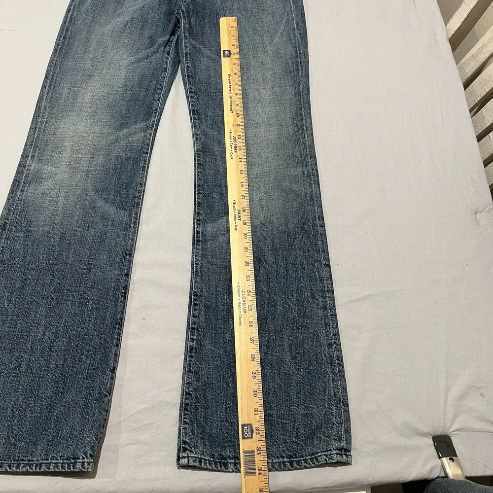 7 For All Mankind Mens Blue Denim Y2K Western Comfortable Bootcut Jeans Size 32